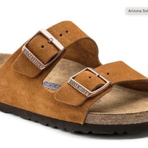 Birkenstock Arizona Soft Footbed Suede Mink Narrow Women’s Size: EU 42 / US 11-1